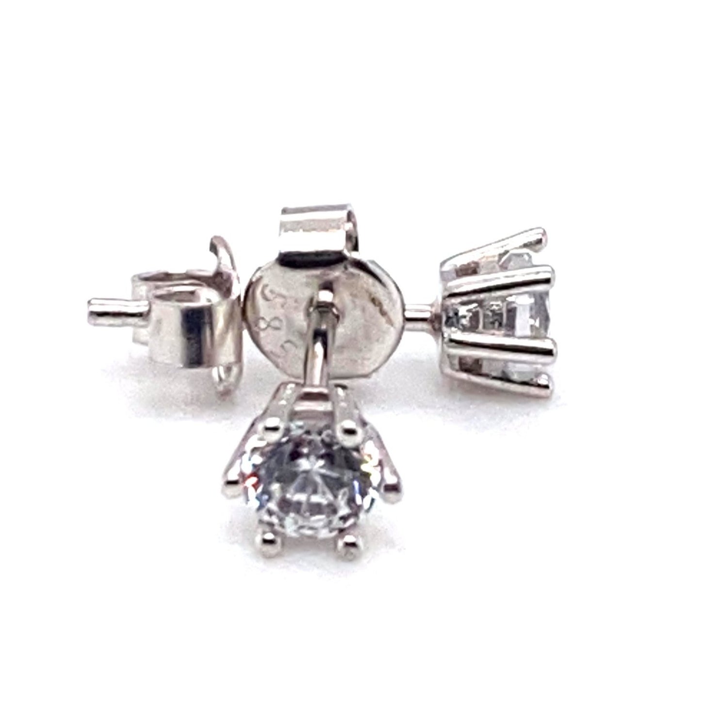 Ohrstecker 585/-Weißgold