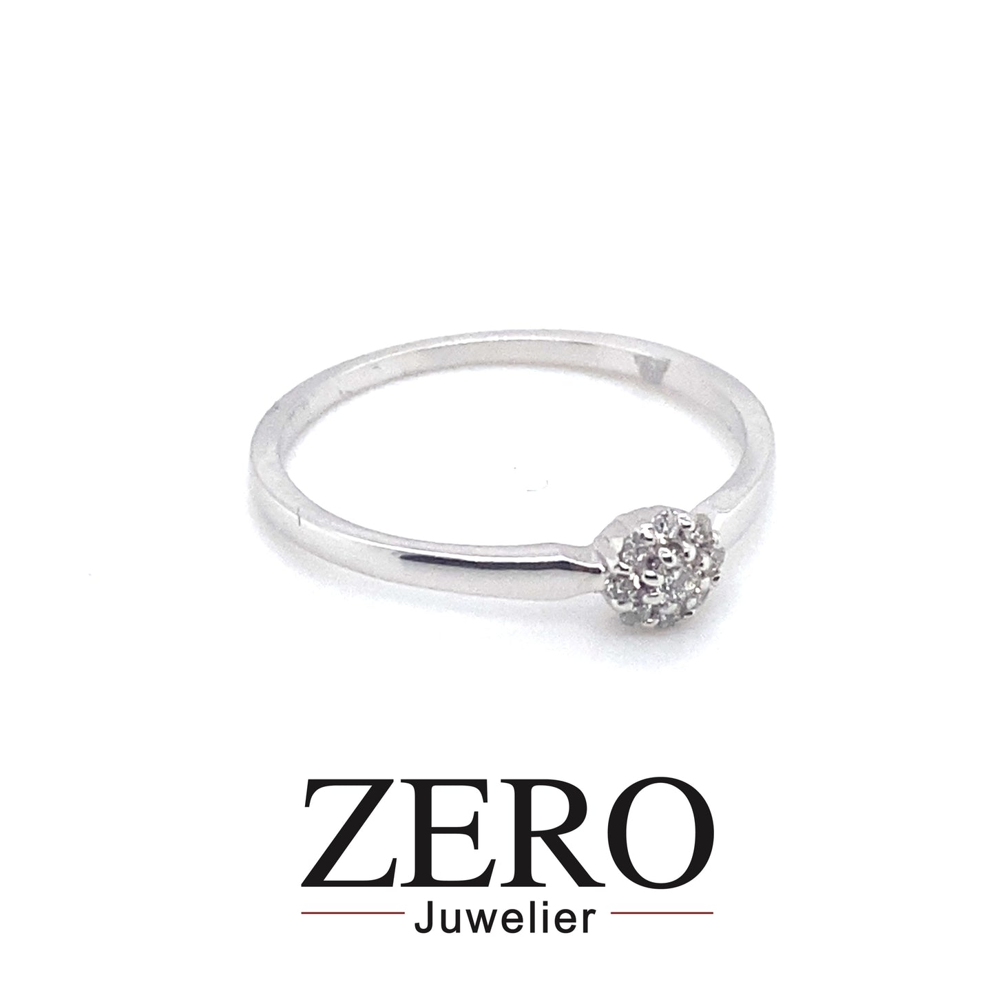 Ring 750/-Weißgold Brillanten