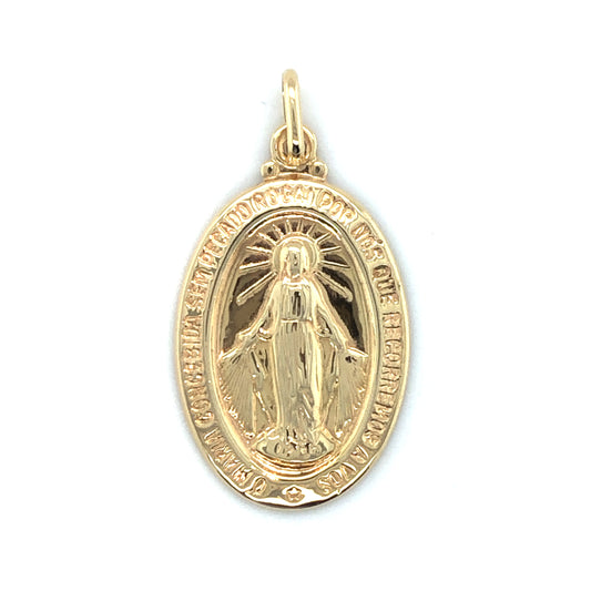 Marienanhänger 585/-Gelbgold