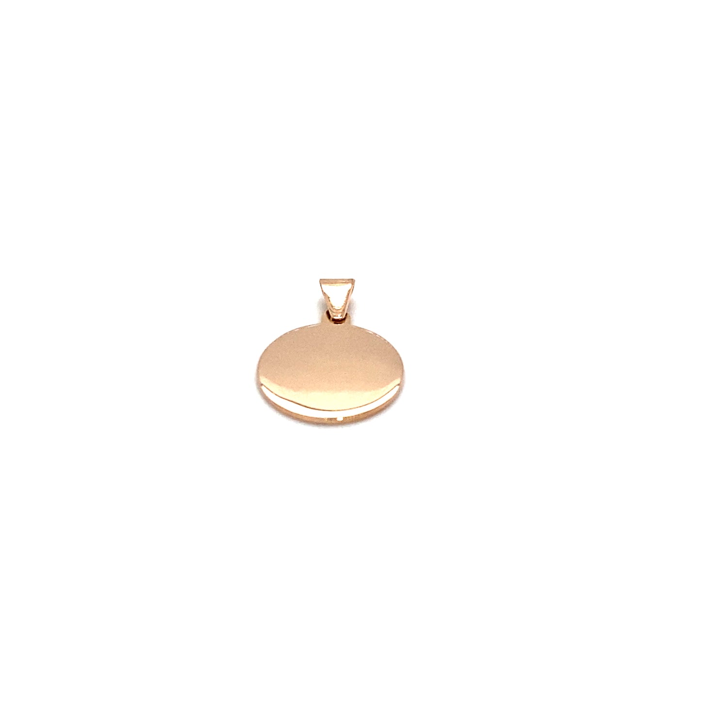 Anhänger 585/-Rotgold Gravurplatte