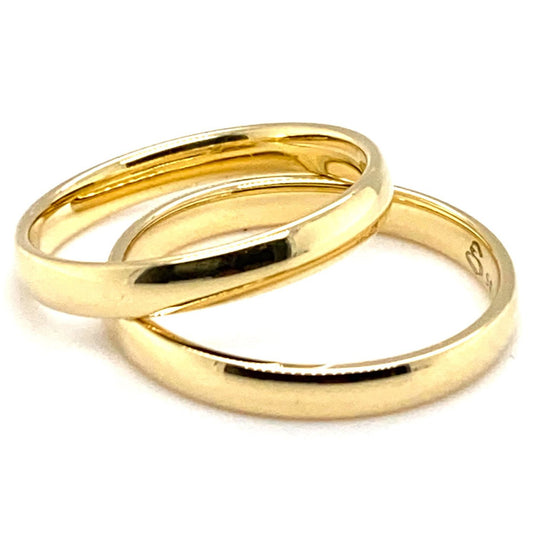 Trauringe 585/-Gelbgold 3mm