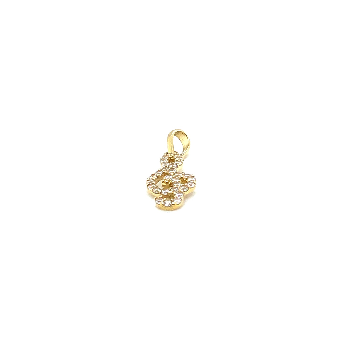 Anhänger 585/-Gelbgold Notenschlüssel