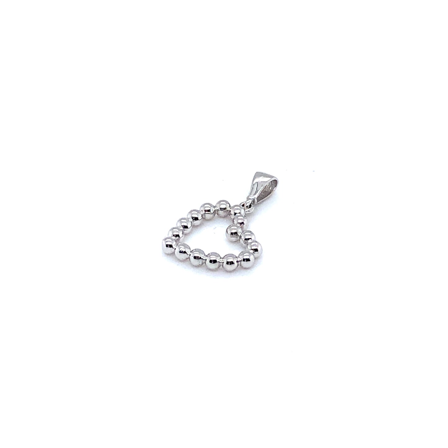 Anhänger 585/-Weißgold Herz