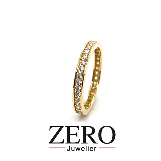 Ring 585/-Gelbgold Zirkonia