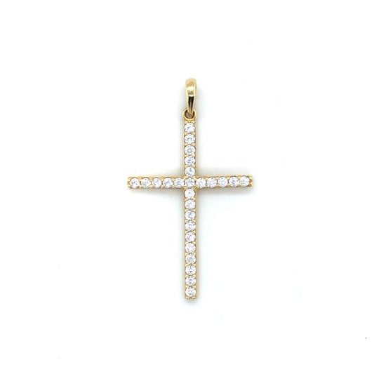 Anhänger 585/-Gelbgold Kreuz