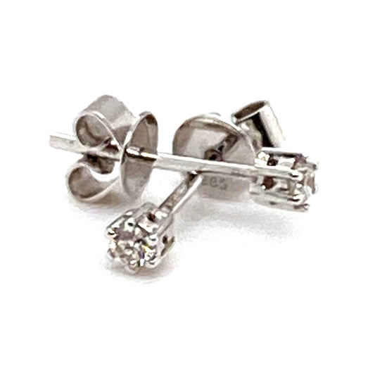 Ohrringe 585/-Weißgold mit Brillanten