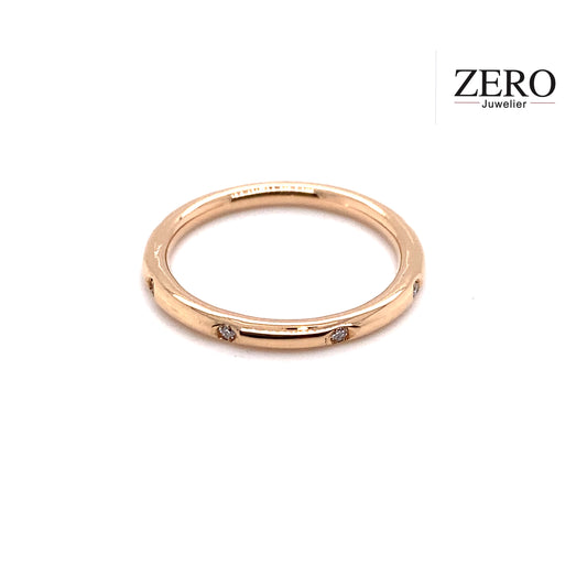 Ring Rotgold 585/-Brillanten