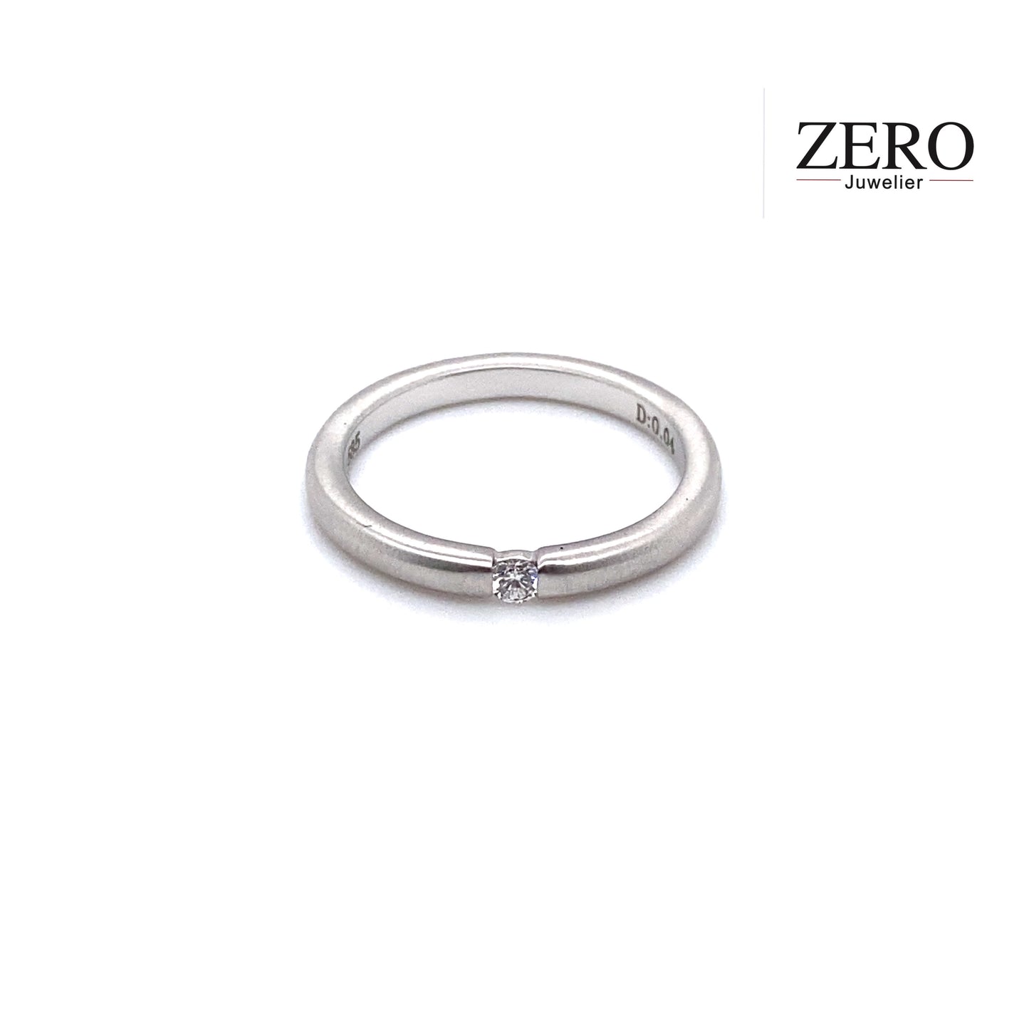 Spannring 585/-Weißgold Brillant