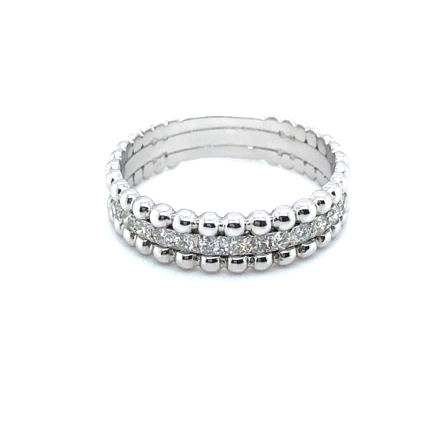 Ring 585/-Weißgold Brillanten