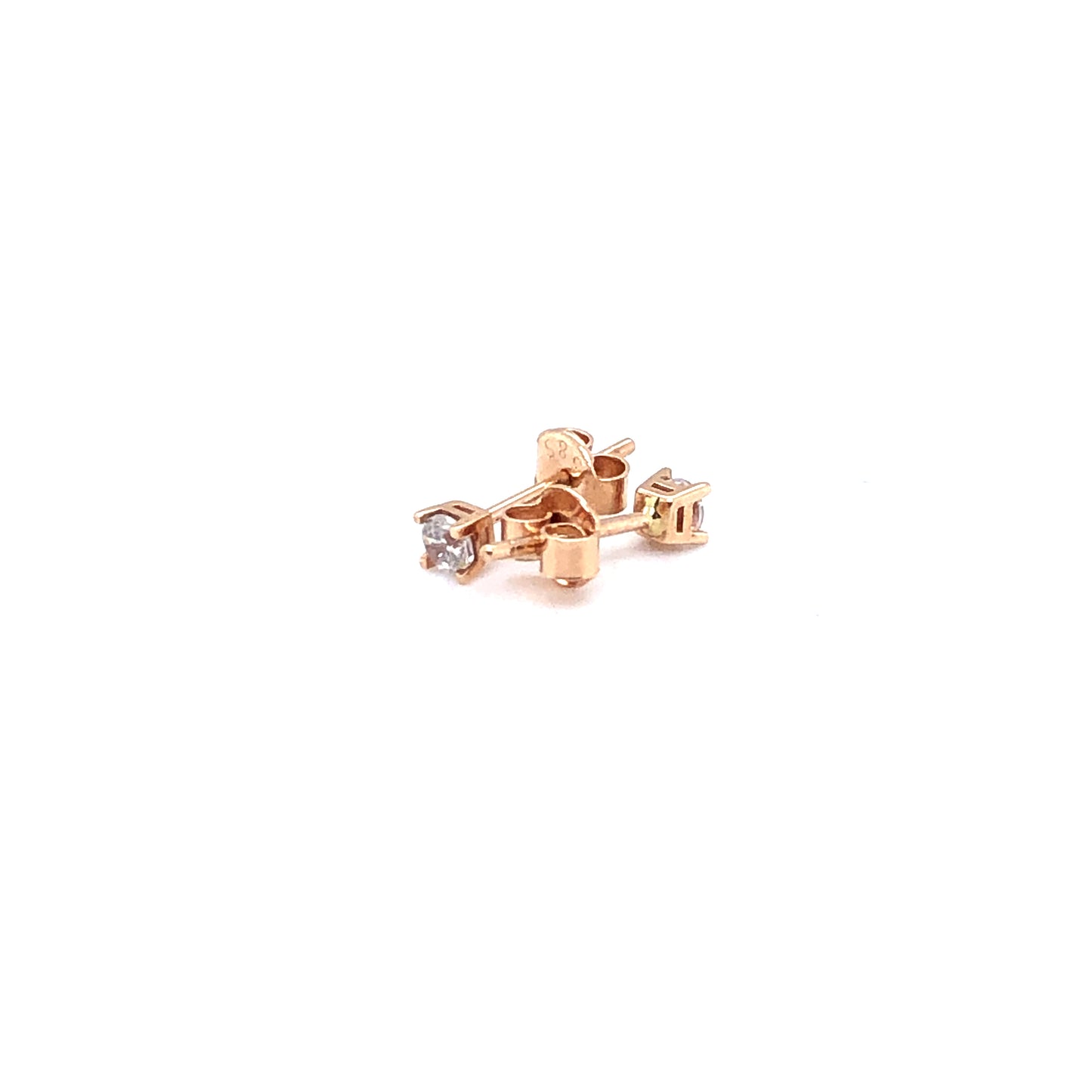 Ohrringe 585/-Rotgold