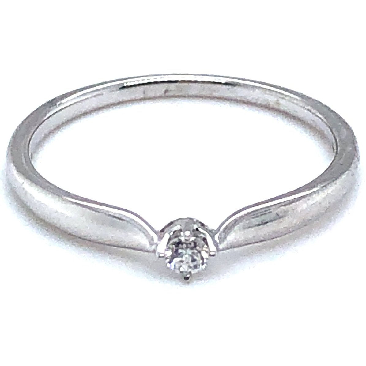 Ring 750/-Weißgold Brillant