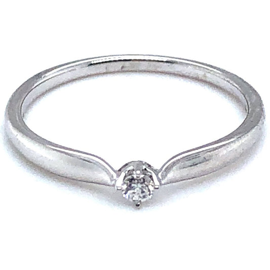 Ring 750/-Weißgold Brillant