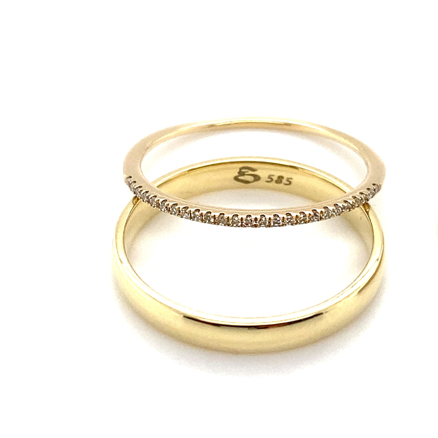 Trauringe mit Memoire Ring 585/-Gold