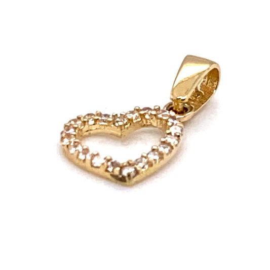 Anhänger 585/-Gelbgold Herz
