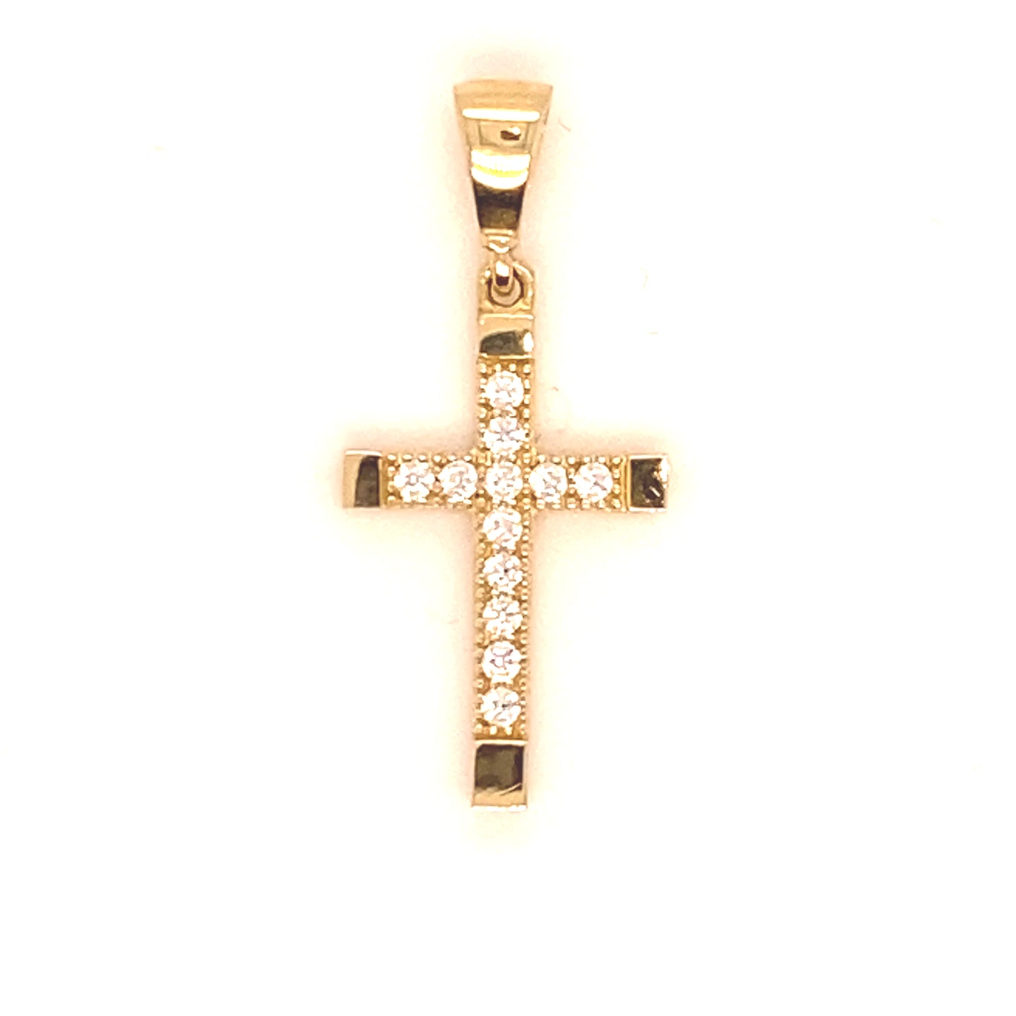 Anhänger 585/-Gelbgold Kreuz