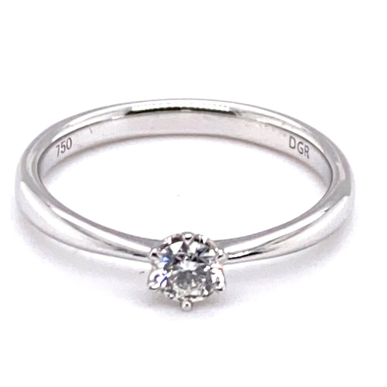 Ring 750/-Weißgold Brillant