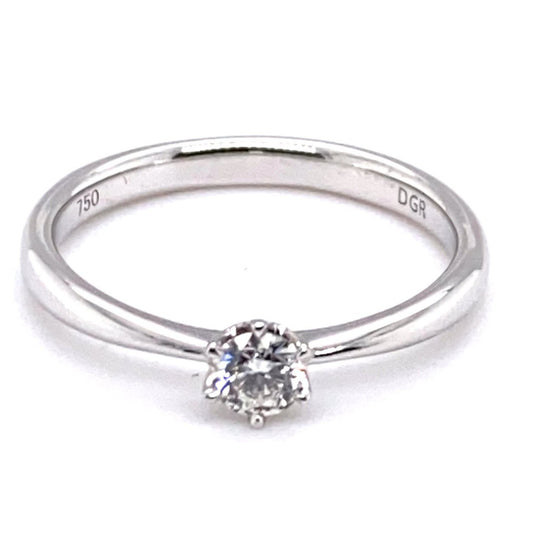 Ring 750/-Weißgold Brillant