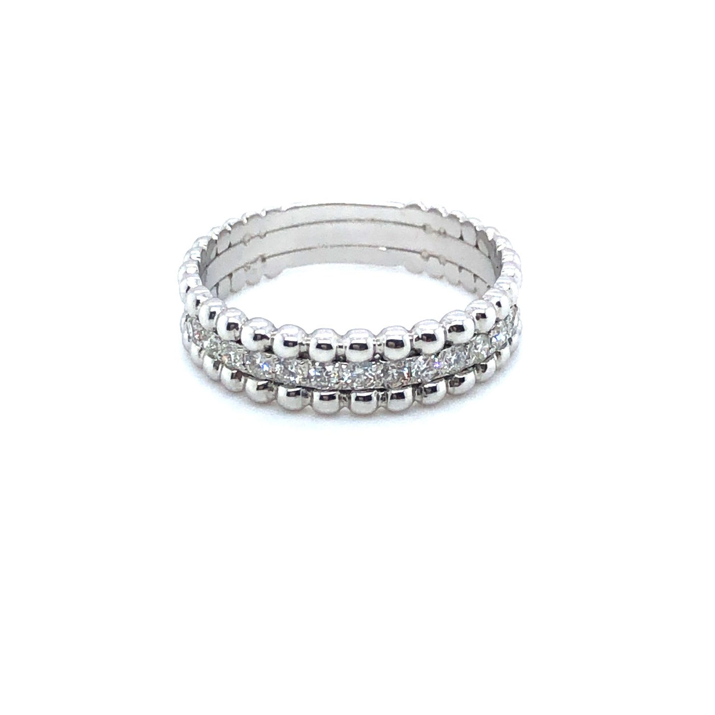 Ring 585/-Weißgold Brillanten