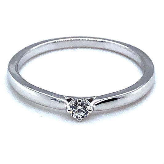 Ring 750/-Weißgold Brillant