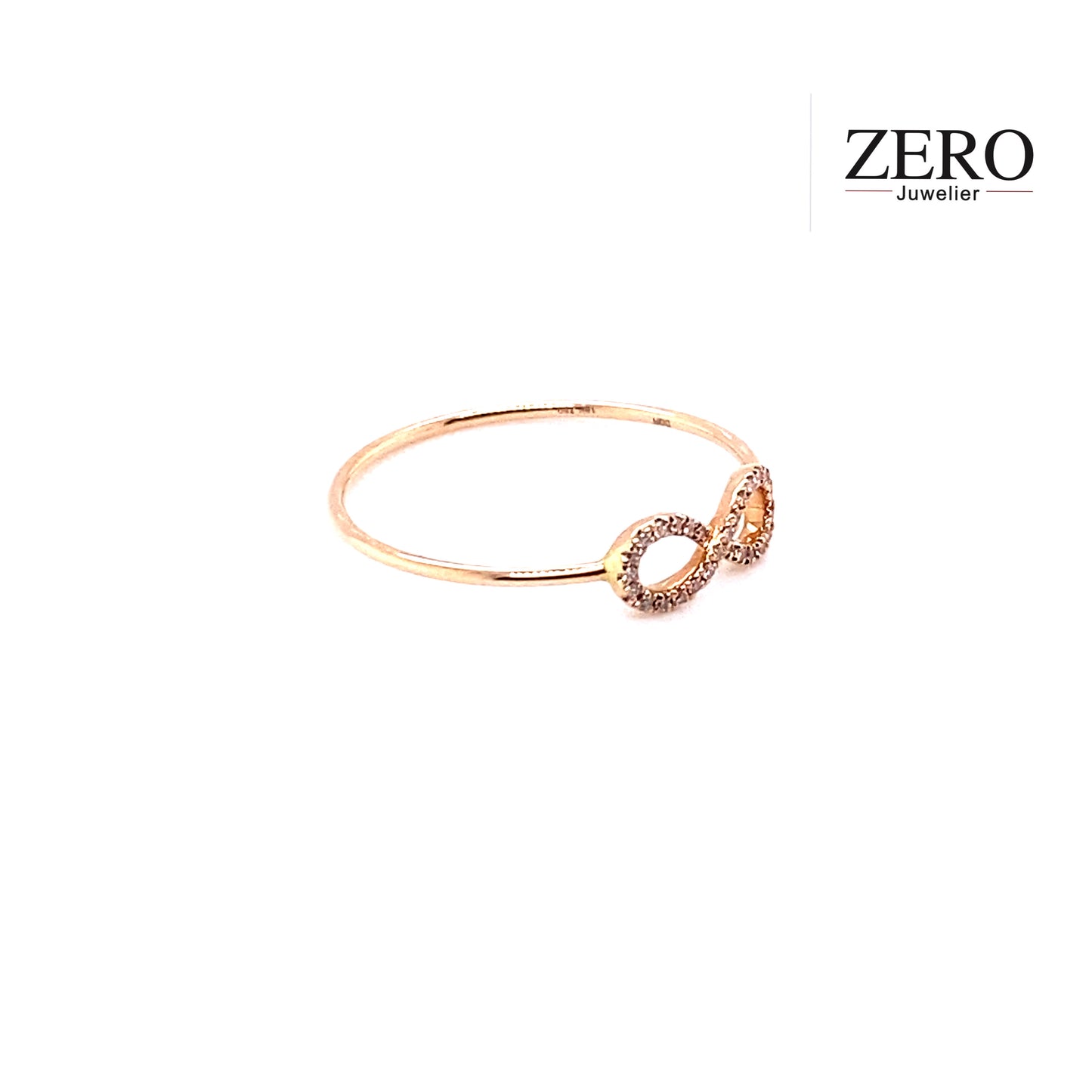 Ring 750/-Rotgold Brillanten