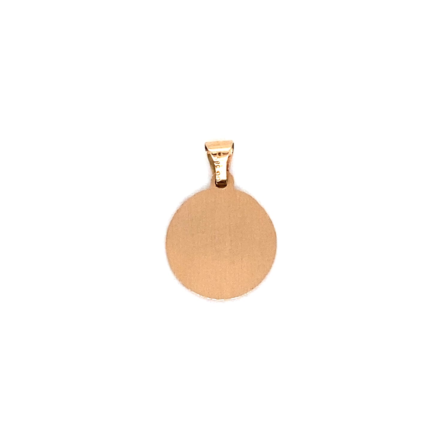 Anhänger 585/-Rotgold Gravurplatte
