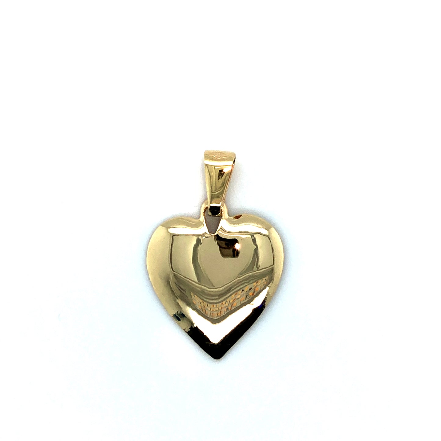 Anhänger Herz Gravurplatte 585/-Gelbgold