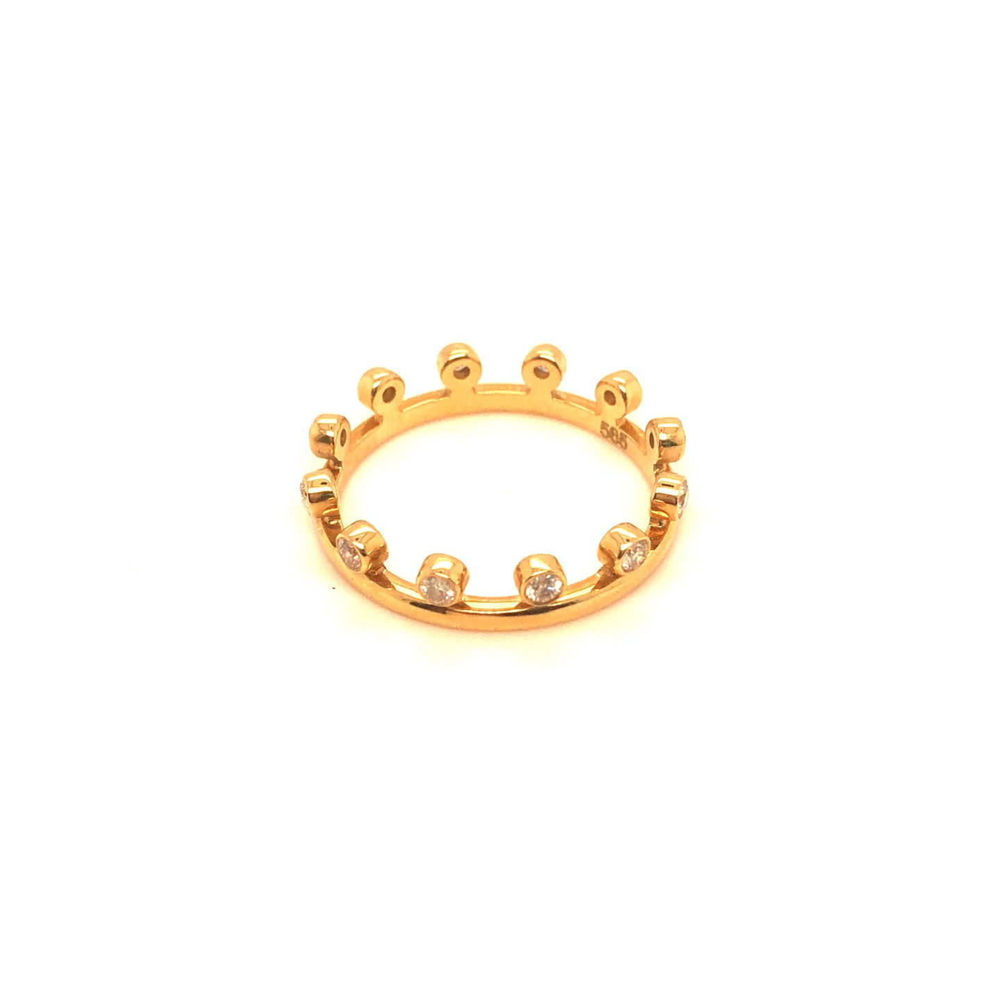 Brilliantring 585/-Gelbgold