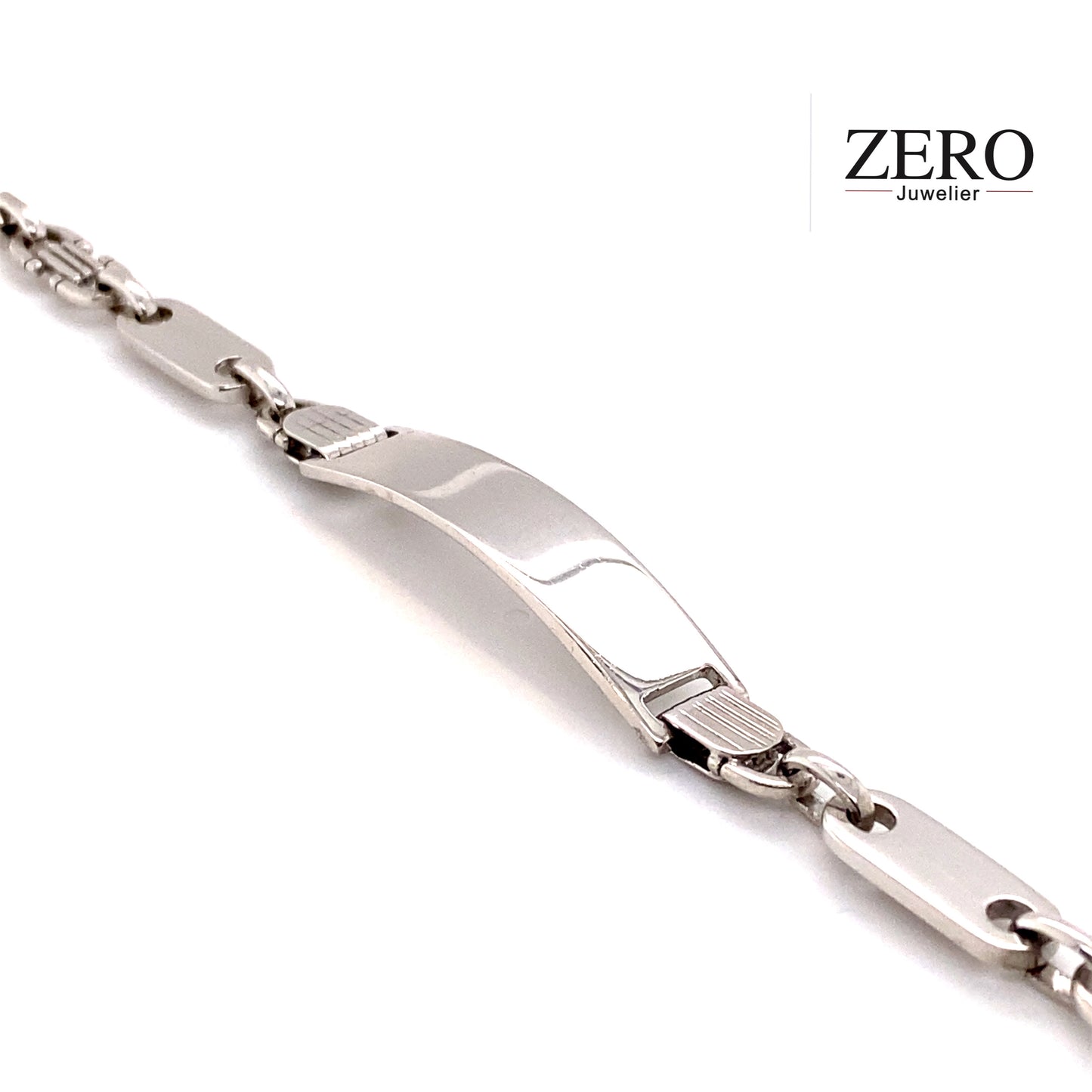 Armband ID Plattenmuster 925/-Silber Gravur