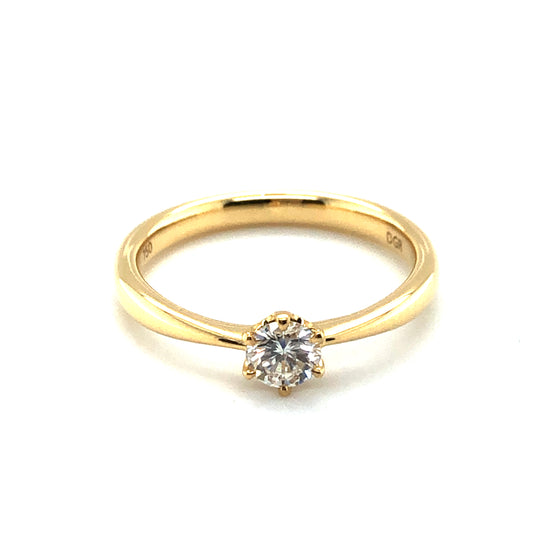 Ring 750/-Gelbgold Brillant