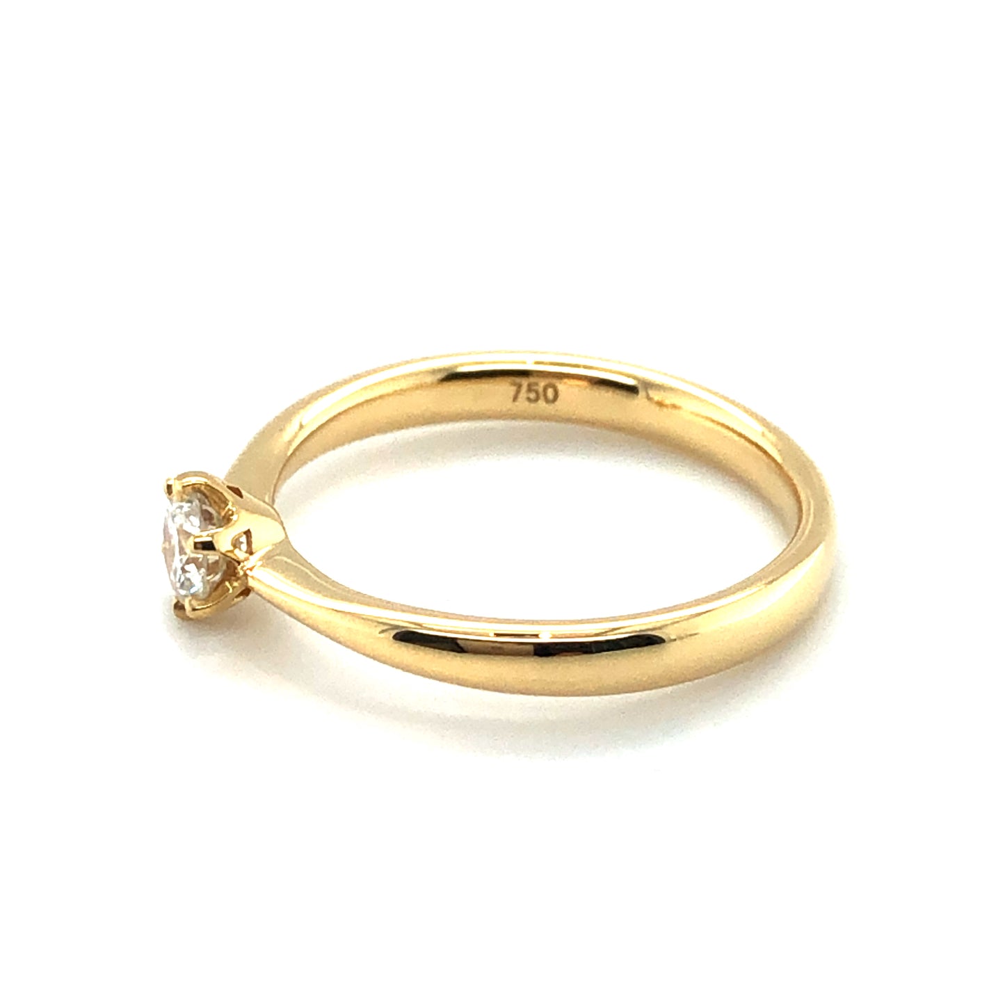 Ring 750/-Gelbgold Brillant