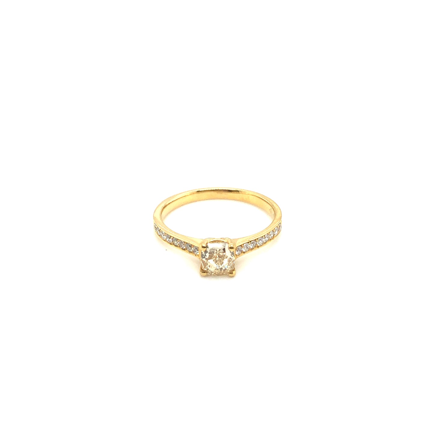 Brilliantring 750/-Gelbgold
