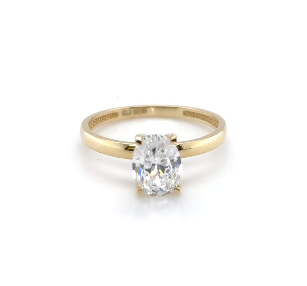 Ring 585/-Gold Zirkonia