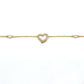 Armband 585/-Gold Herz