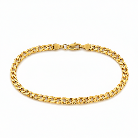 585 Gelbgold Armband - 4mm - 19mm