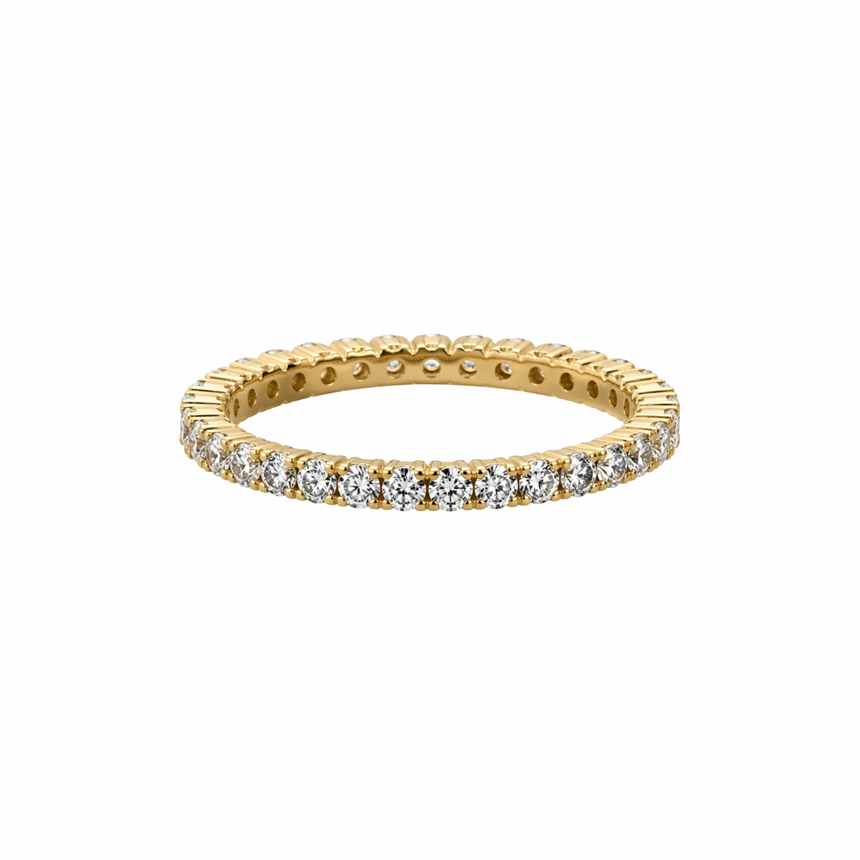 585 Gelbgold Ring mit 0,49ct. Labordiamanten