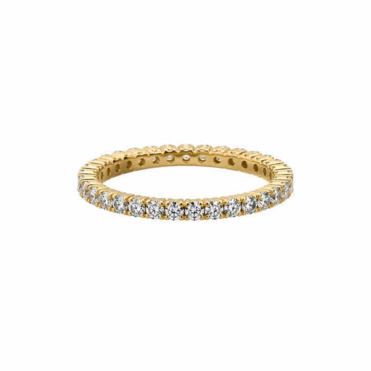 585 Gelbgold Ring mit 0,49ct. Labordiamanten