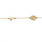Armband 585/-Gold Kreuz & Maria Zirkonia