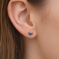 585 Gelbgold Ohrstecker mit Nazar-Auge – Schutz & Eleganz vereint