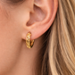 585 Gelbgold Creolen – Durchbrochenes Design (ca. 16 mm)