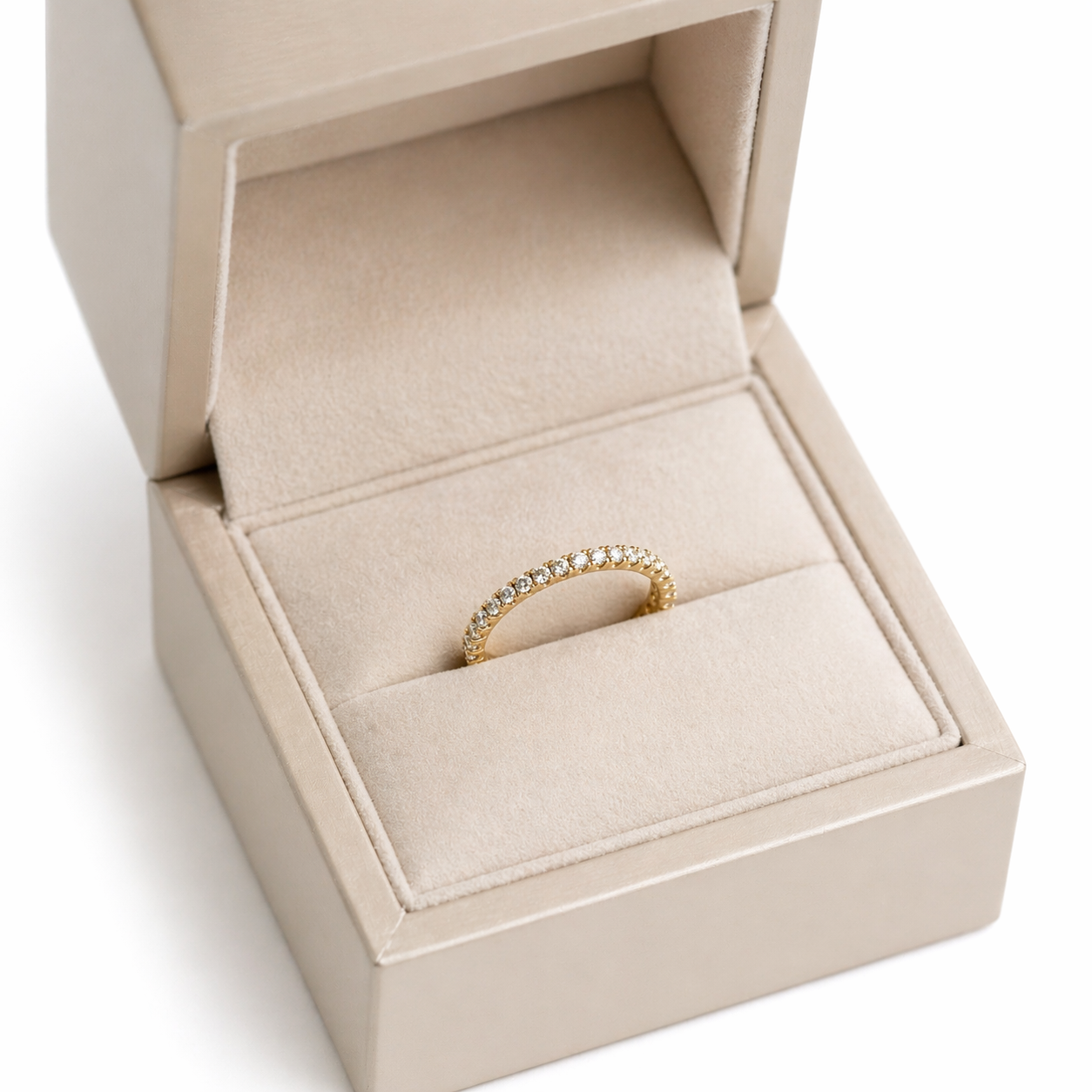 585 Gelbgold Ring mit 0,49ct. Labordiamanten