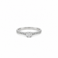 Verlobungsring 585 Weißgold mit 0,40 ct Diamanten