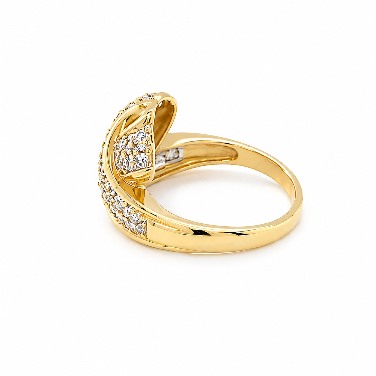 Brillantring 585 Gelbgold – 0,40 ct W-SI