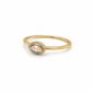 585 Gelbgold Ring mit Marquise-Diamant 0,17 ct H-SI – Größe 54