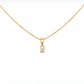 585 Gelbgold Kette mit Zirkonia Anhänger – klassisch & fein