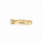 585 Gold Verlobungsring 0,20 ct W/SI – Solitärring Gelbgold – Größe 48