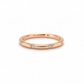 750 Gold Memoire Ring Größe 54 mit 8 umlaufenden W/SI Brillanten und feiner polierter Ringschiene in 1,9 mm Breite.