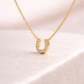 585 Gelbgold Kette mit Hufeisen & Brillanten