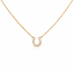 585 Gelbgold Kette mit Hufeisen & Brillanten