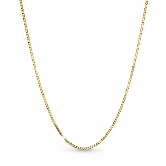 Venezianerkette 585 Gelbgold 0,7 mm 45 cm