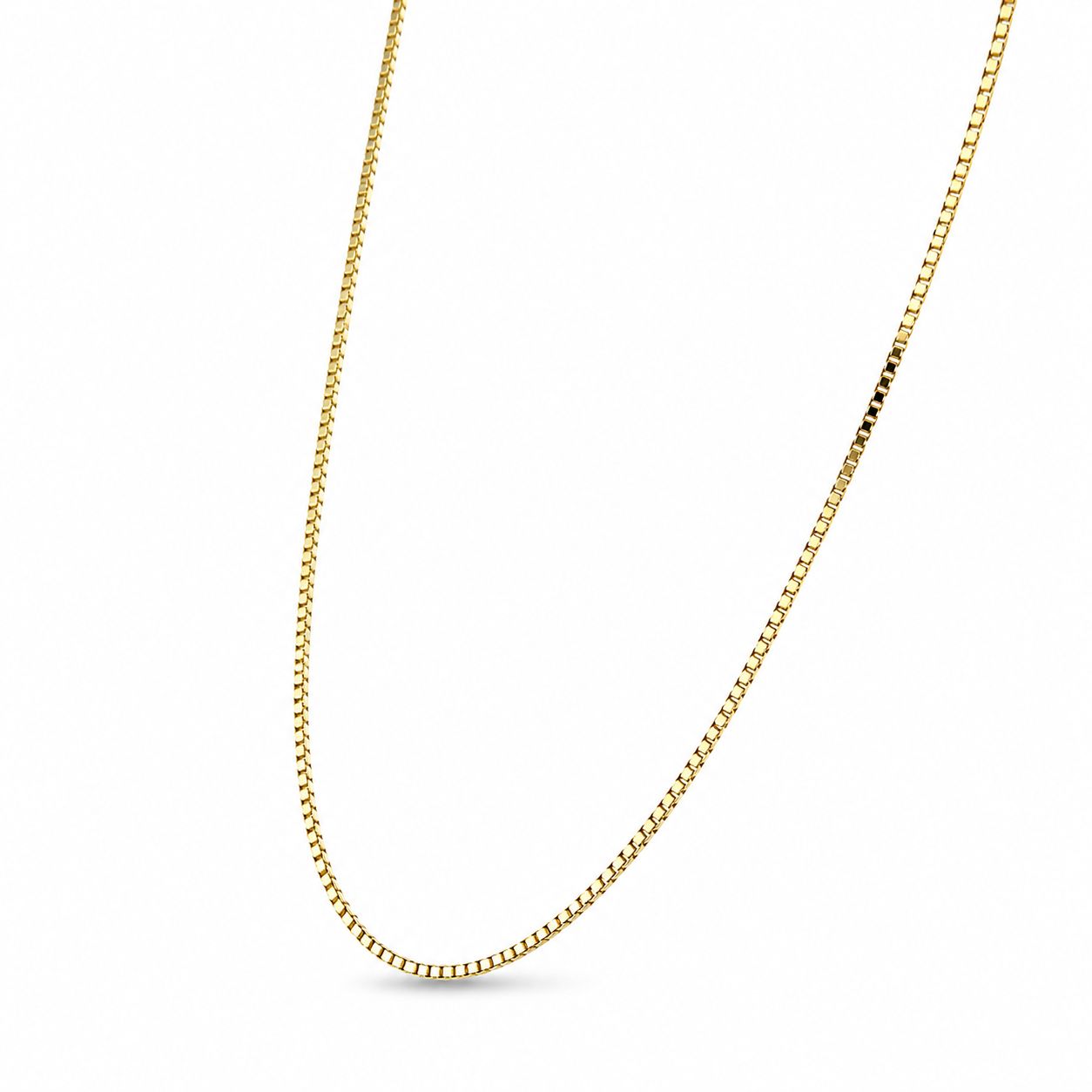 Feine Goldkette aus 585er Gelbgold 45 cm